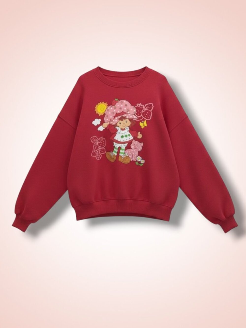 Strawberry Shortcake 2025 Graphic Fleece Lined Sweatshirt‎ XL